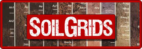 "SoilGrids250m is a set of global maps of soil properties for six depth intervals at 250 m spatial resolution. "