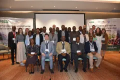 Attendees of the soil information system workshop at Intercontinental Hotel in Lusaka, Zambia. Credit: CABI. 