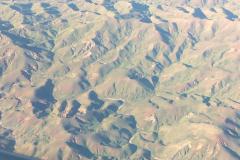 Deforested western Madagascar landscape seen from the air