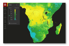 SoilGrids v2.0 predictive map of soil pH in the 30-60 cm layer for central and southern Africa 