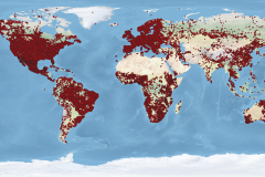 The attached picture supersedes earlier visualisation of the WoSIS snapshot (status per Sept. 2019).