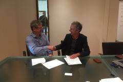 Signing the Framework Agreement with Landcare Research
