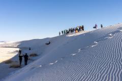  White Sands National Park gypsum dunes. Photo by Christine Stockwell.    