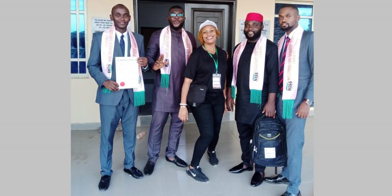 New members of the Nigeria Institute of Soil Science, inducted in May 2021