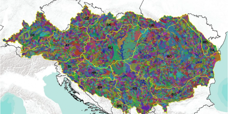 Collection of soil data in SOTER format from 14 Danube strategy countries, at scale 1:250 000