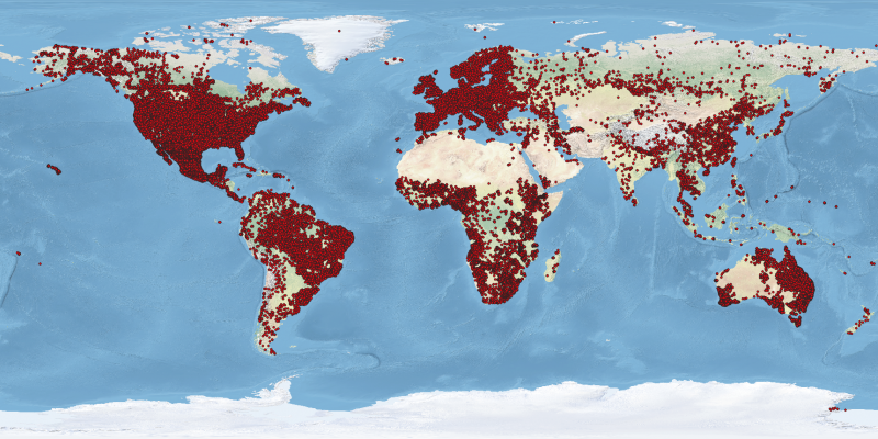 The attached picture supersedes earlier visualisation of the WoSIS snapshot (status per Sept. 2019).