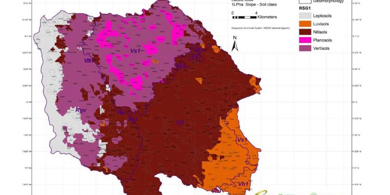 soil-landscape resource map for Enemor Ener intervention woreda